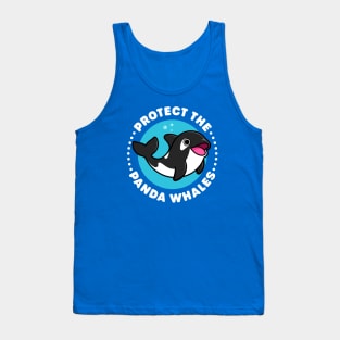 Protect the Panda Whales - Cute Orca (Killer Whale) Tank Top